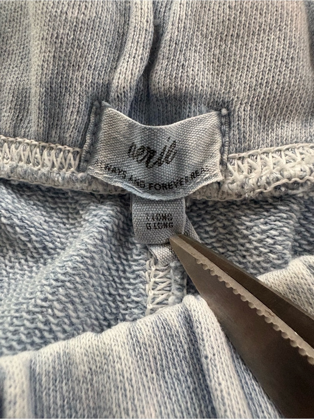 AERIE Seams Right Barrel Leg Sweatpants Sz L tall - Picture 5 of 9